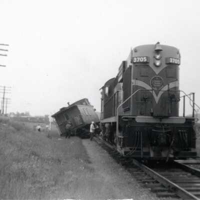 Photograph, Train Derailment.