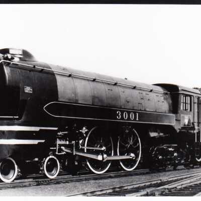Photograph, CPR Locomotive 3001.
