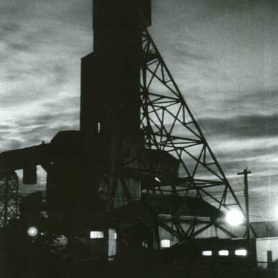 Photograph, Hardy Mine Headframe, Evening, Summer 1970.