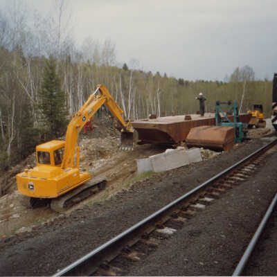 Photograph, Train Derailment, 1988, Set of 175 Pictures.