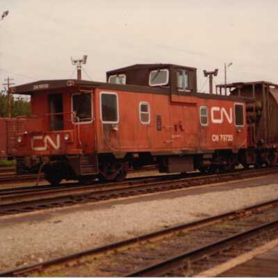 Photograph - CN caboose no. 79733
