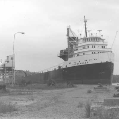 Photograph of a Iron Ore Steam Ship/ Bulk Carrier Glen Eagles in Depot Harbour