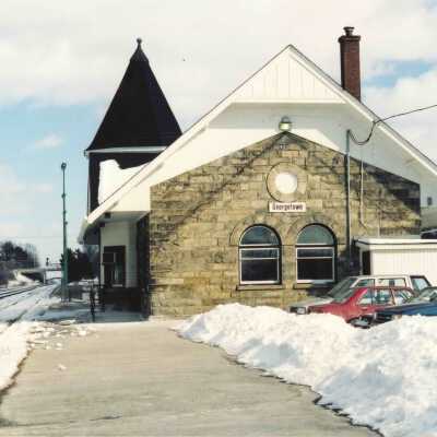 Photograph, CNR Station, Georgetown, Ontario.