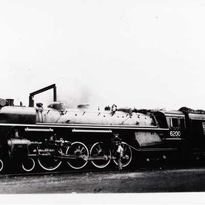 Photograph, CNR Steam Engine 6200