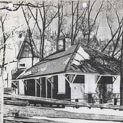 Photograph, CNR Don Station, Toronto, Ontario.
