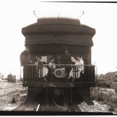 Photograph - Canadian National Fort series passenger car observation platform