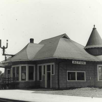 Photograph, CNR Station, Acton, Ontario.