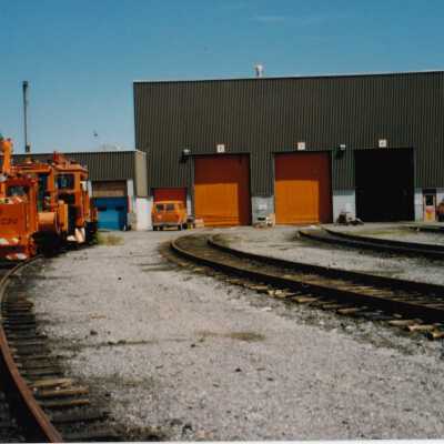 Photograph - Unidentified rail yard
