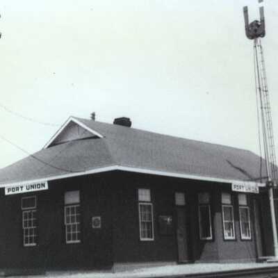 Photograph, CNR Station at Port Union, Ontario.