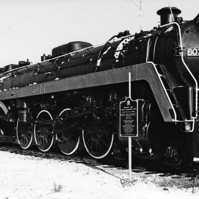 Photograph - Canadian National Railways locomotive no. 6077