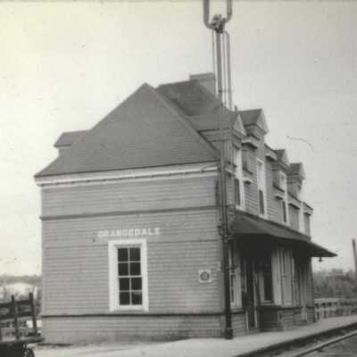 Photograph, CNR Station at Orangedale, Nova Scotia.