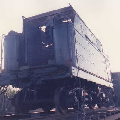Photograph - Canadian National Steam Locomotive 152 being transported (Series of 49 Pictures)