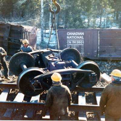 Photograph, Train Derailment.