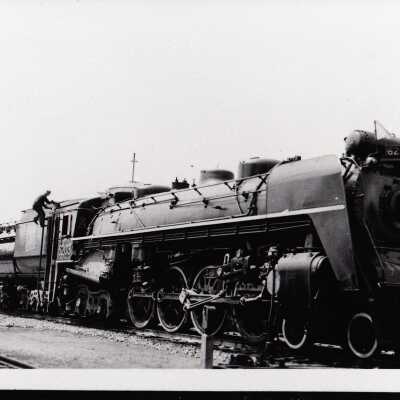 Photograph, CNR Steam Engine 6203