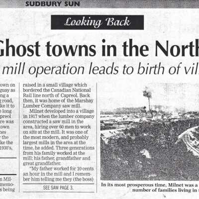Document- Ghost Towns in the North