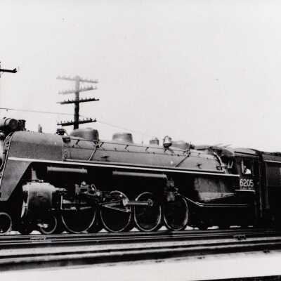 Photograph, CNR Steam Engine 6205