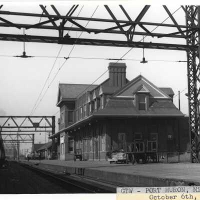 Photograph, GTW Station, Port Huron, Michigan.