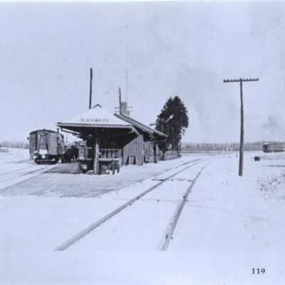 Photograph, CNR Station at Blackwater, Ontario.