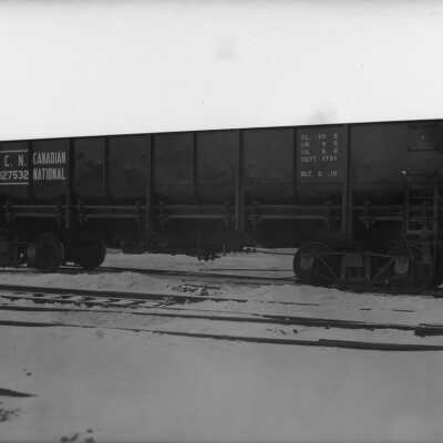 Photograph, Canadian National Railways (CNR) Coal car 127532.
