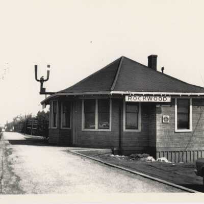 Photograph, CNR Station, Rockwood, Ontario.