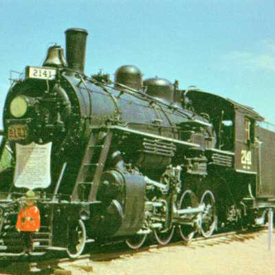 Photograph, Postcard, CNR Steam Engine 2141.