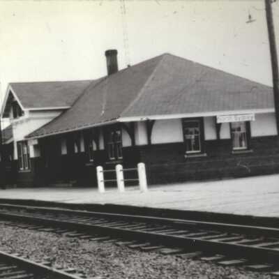 Photograph, CNR Station at North Sydney, Nova Scotia.