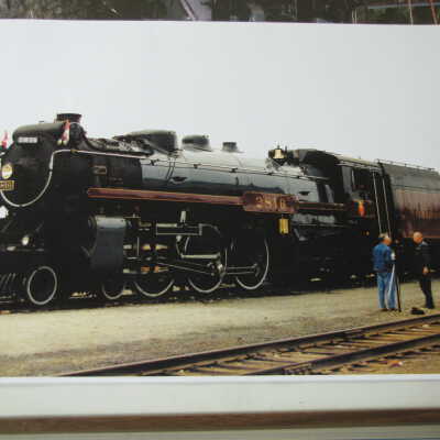Photographic Print - Canadian Pacific Steam Engine No 2816