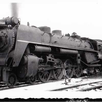 Photograph, CNR Steam Engine 6204