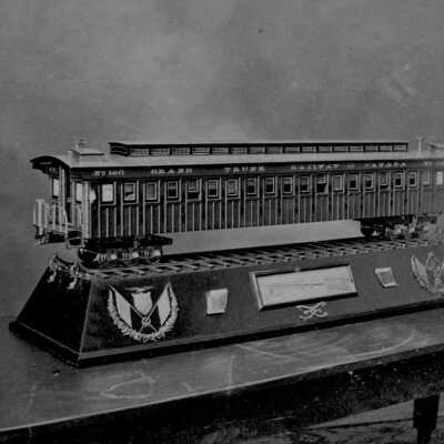 Photograph, Grand Trunk Railway car.