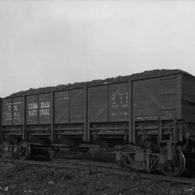 Photograph, Canadian National Railways (CNR) coal car no. 125814.