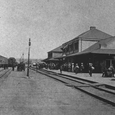 Photograph, CNR Station at North Bay, Ontario