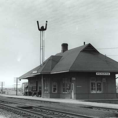 Photograph, CNR Station at Pickering, Ontario.