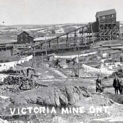 The Victoria Mine in Victoria Mine, Ontario