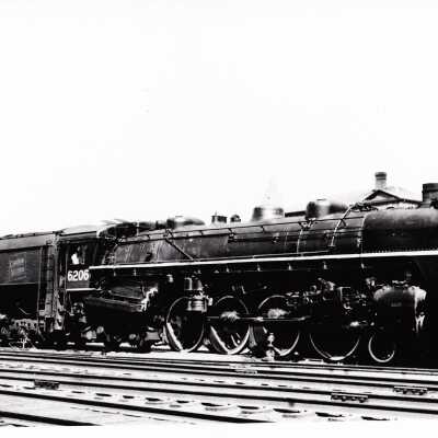 Photograph, CNR Steam Engine 6206