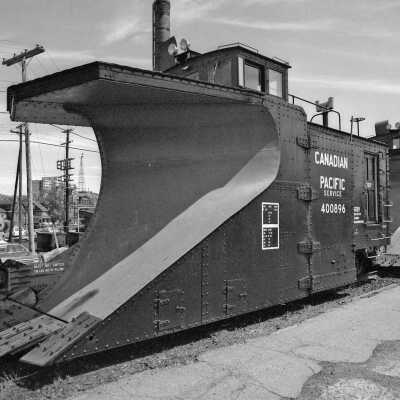 Photograph, CPR Snow Plow 400896.