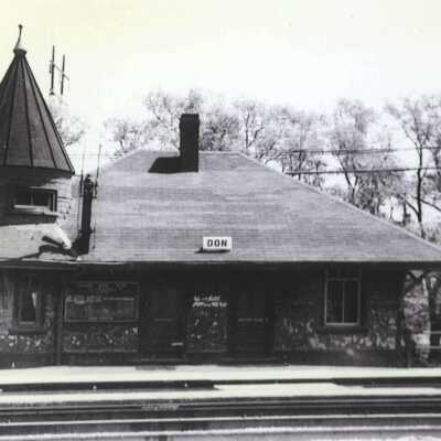 Photograph, CNR Don Station, Toronto, Ontario.