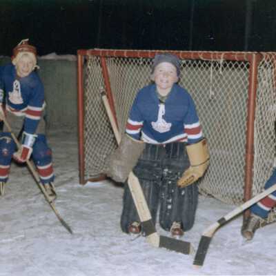Photograph, Sudbury, Kids Playing Hockey