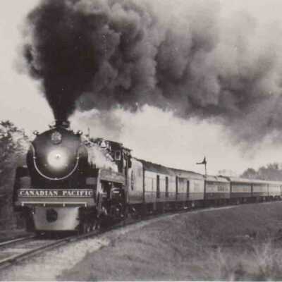 Photograph, Canadian Pacific Steam Engine.