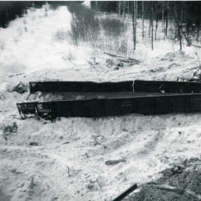 Photograph, Nakina Train Wreck, 404, March 10th 1965.