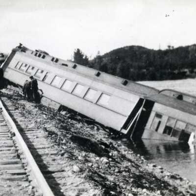 Photograph, Capreol Train Wreck.