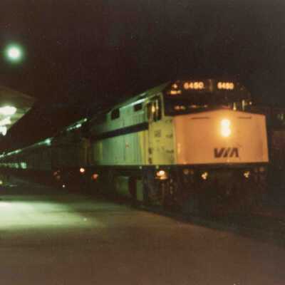 Photograph, VIA Locomotive 6450.