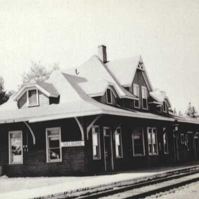 Photograph, CNR Station at Shelburne, Nova Scotia.