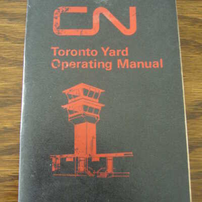 CN Toronto Yard Operating Manual