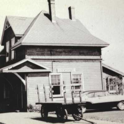 Photograph, CNR Station at Lockeport, Nova Scotia.