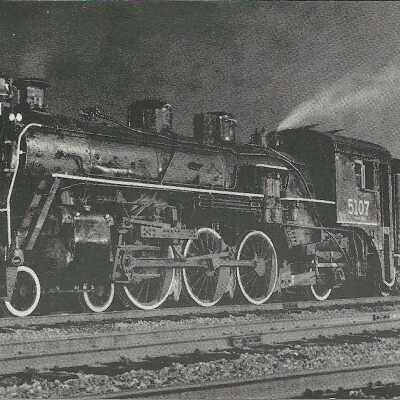 Photograph, CNR Locomotive 5107.