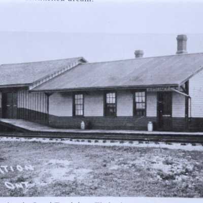 Photograph, CNR Station at Argyle, Ontario.