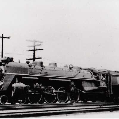 Photograph, CNR Steam Engine 6205