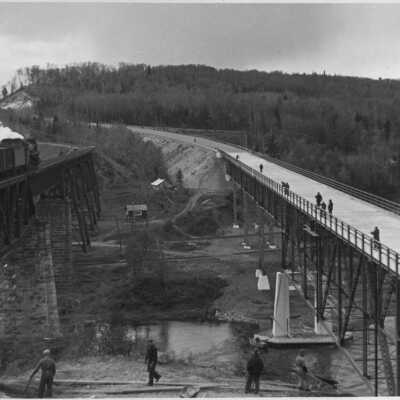 Photograph, Nipigon CPR Bridge, Nipigon, Ontario.
