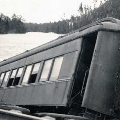 Photograph, Train Derailment.