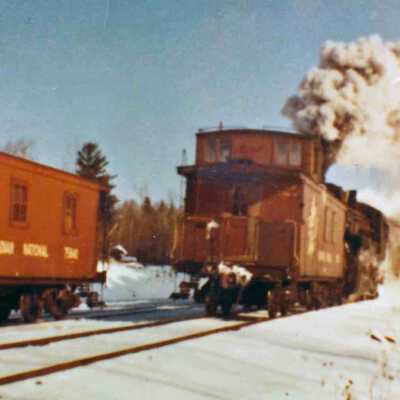 Photograph, CNR Wooden Cabooses.